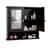 Bathroom Wall Cabinet With 2 Mirror Doors And 1 Shelf-123104350