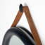 Des Round Solid Wood Mirror-1077681929