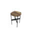 Élégante table d'appoint 22 po (L 14 po x l 14 po x H 22 po)