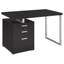 Bureau réversible à 3 tiroirs Cappuccino-265941304