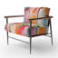 Davidenko - Chaise d'appoint rembourrée Palm Trees-2082352276