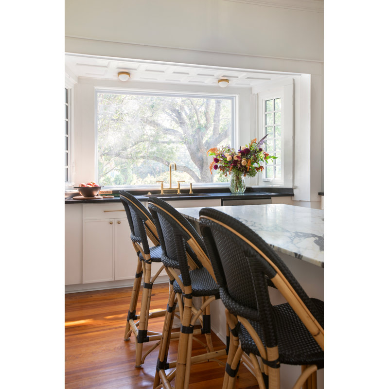 Ainsley 1-Light LED Flush Mount, Aged Brass
