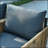 New Comming Outdoor Brown PE Wicker Sofa Set-2 Pieces Single Sofa With Grey Cushion