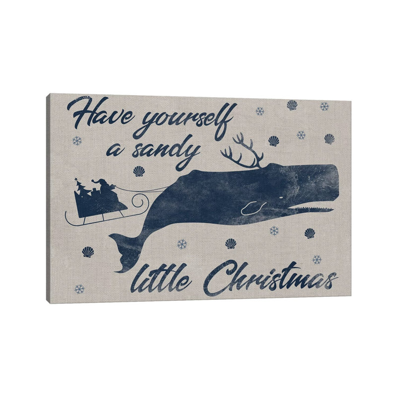 Sandy Christmas I by Marcus Prime - Wrapped Canvas Gallery-Wrapped Canvas Giclée, 20.32cm H x 30.48cm W x 1.9cm D