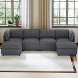 Burmah 118.11'' Upholstered Sofa, Sofa & Chaise