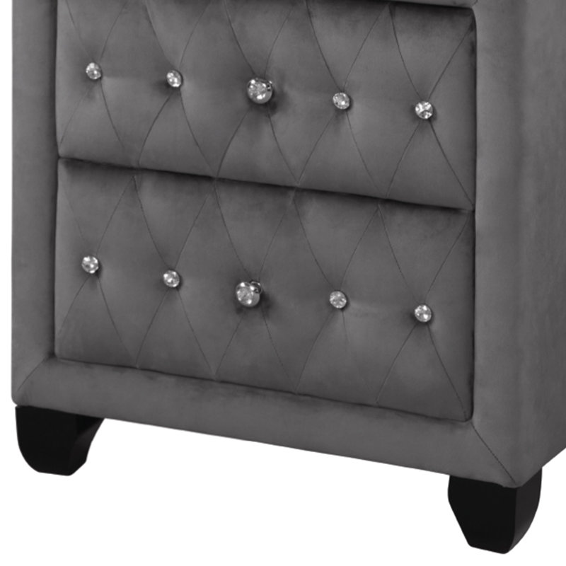 Rausch 2 - Drawer Nightstand, Gray