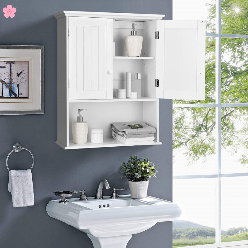 Gehard Bathroom Cabinet, White