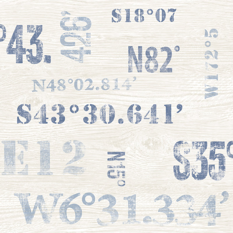 10m x 53cm Matte Non-Pasted Wallpaper Roll, Sky/Navy Blue