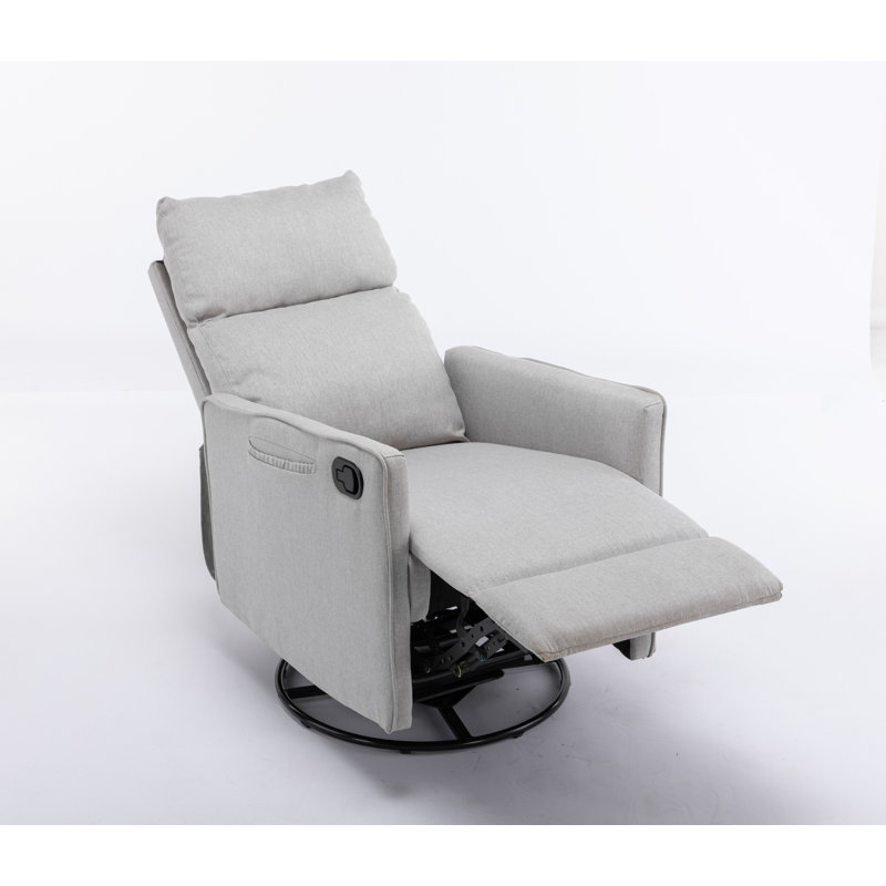 Chaise berçante Omparkash, Gris clair