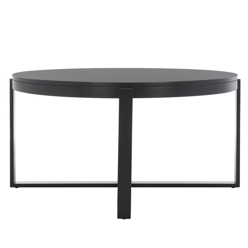 Metoyer Single Coffee Table, Black/Black