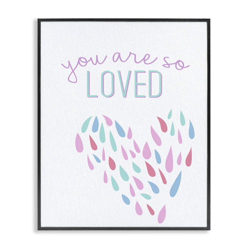 Giclée encadrée So Heart, par Kim Allen, H 14 po x l 11 po, Giclée encadrée noir minuit