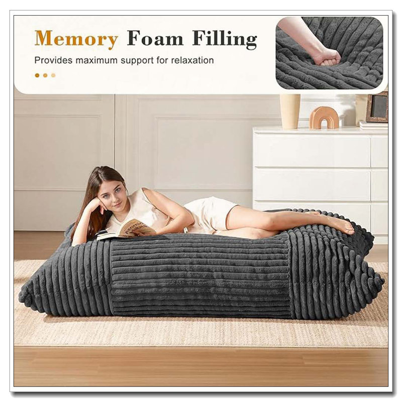 Fauteuil à billes surdimensionné et confortable