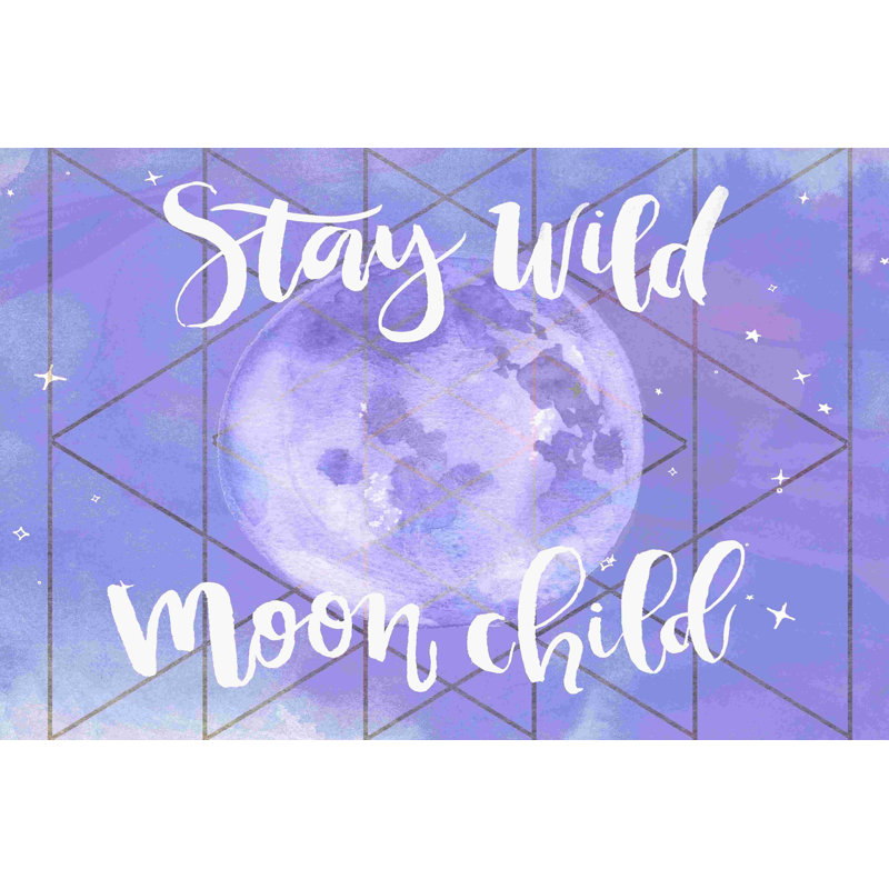 Lune enfant II, H 12 po x l 18 po