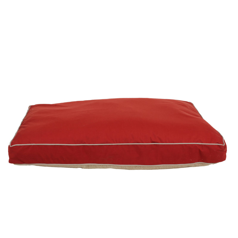 Polyester Pet Bed, Extra Large (48" W x 36" D x 4" H), Barn Red