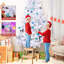 Arbre de Noël blanc illuminé-658363392