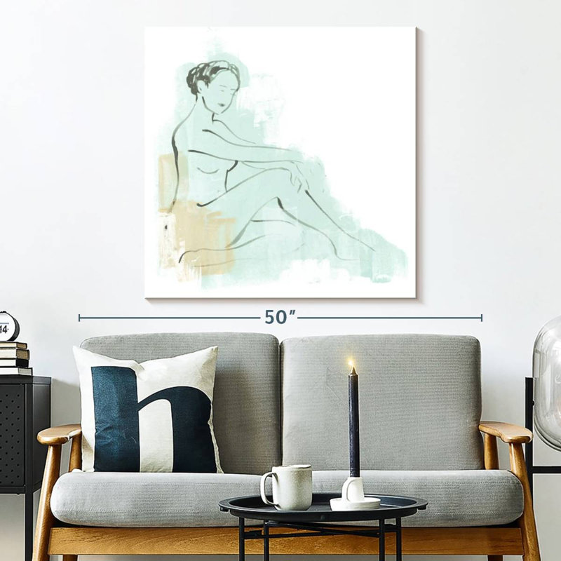Leisha, bloc de couleurs, figure III, H 33 po x l 33 po