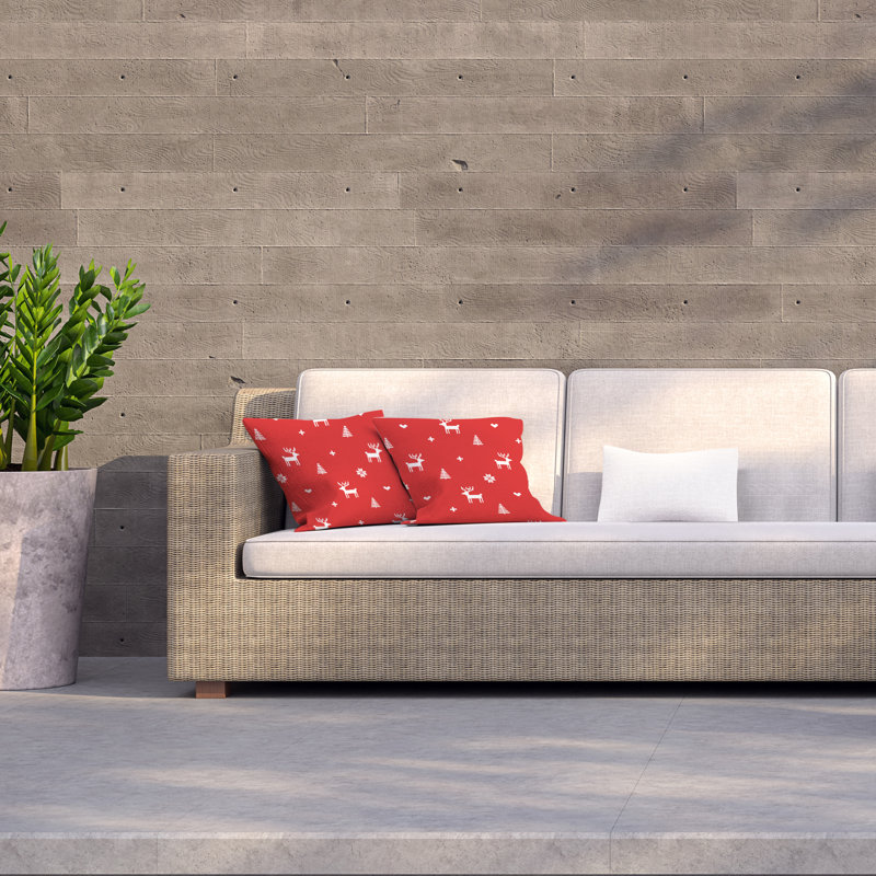Indoor / Outdoor Square Throw Cushion, 45cm H x 45cm W