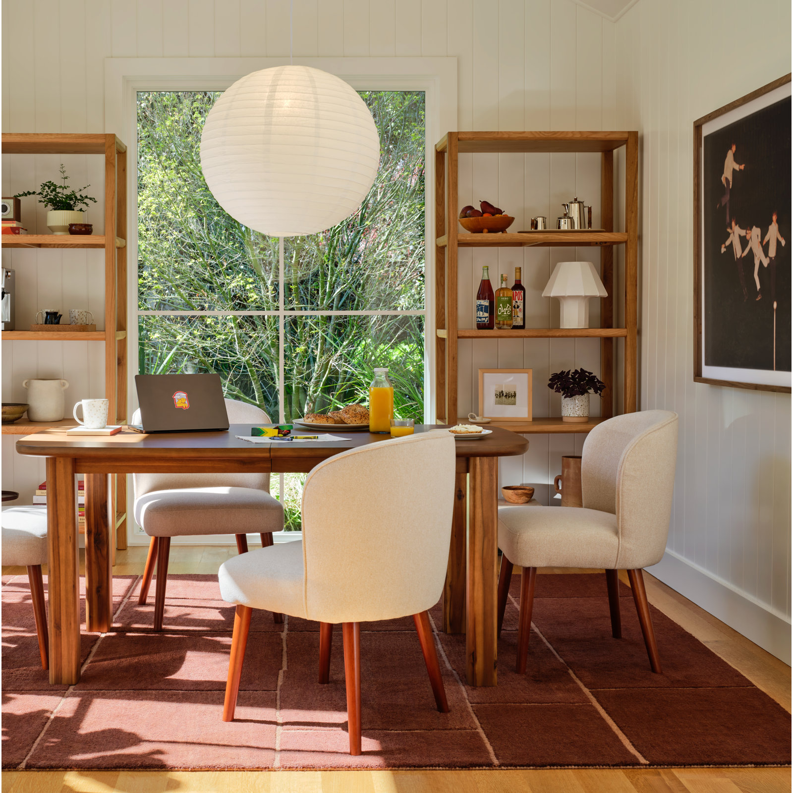 Davia Upholstered Dining Chair, White