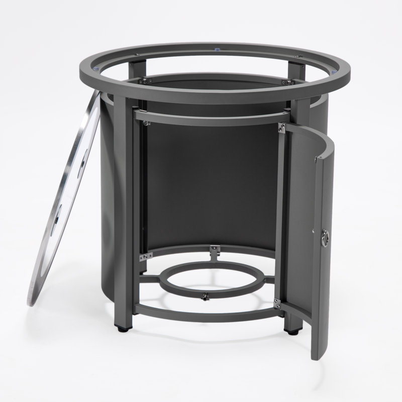Couvercle de réservoir de propane Kliyah Firepit, Gris