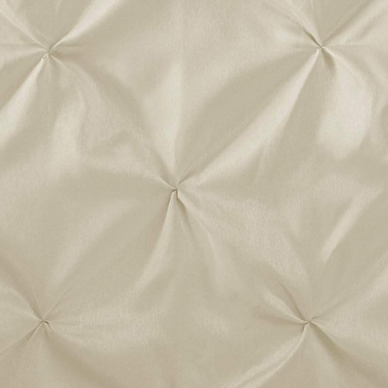 Rideau de douche capitonné semi-transparent, Beige