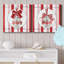 «Candy Cane Christmas I», ensemble de 2 reproductions sur toiles tendues-1098060861
