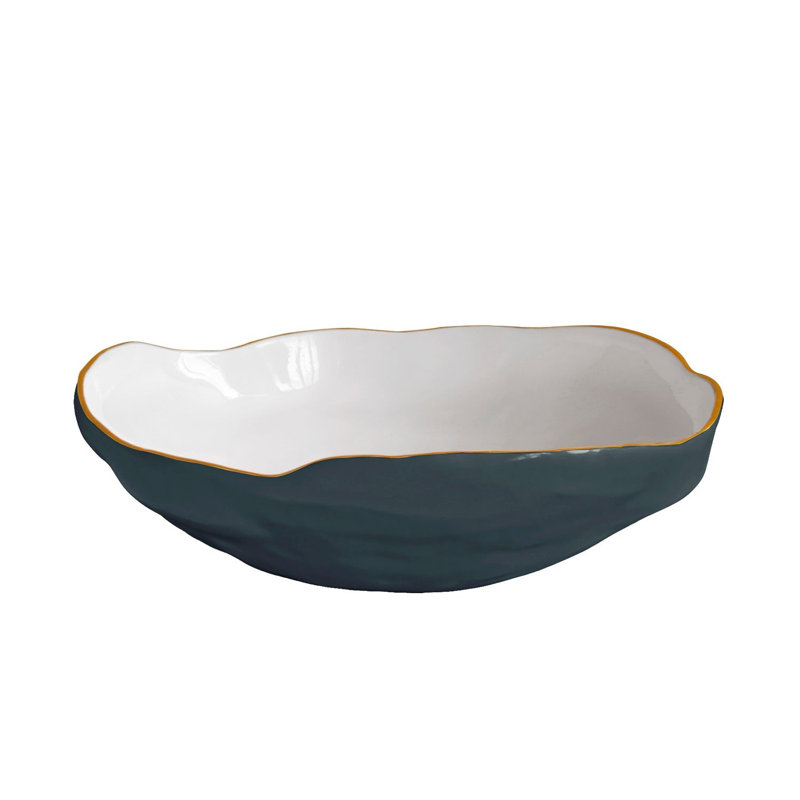 Encanto Nuevo Large Bowl, White/Midnight