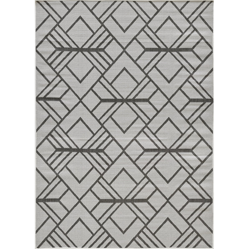 Tapis crème Annie-Jane Charske, Rectangle 6 pi 7 po x 9 pi 2 po