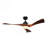 42" W Smart Walnut Ceiling Fan with LED Light & Bluetooth Control