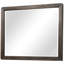 Miroir brun antique