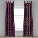 Sateen Blackout Curtains / Drapes Pair