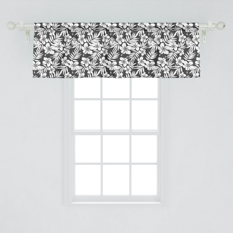 Ensemble de 2 cantonnières tropicales Ambesonne, 54" W x 18" L