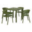 Ensemble repas carré pour 4 personnes-1751095495