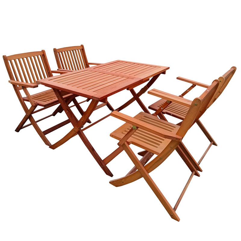 Ensemble de salle à manger pliable pour patio
