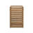 C-shape end table  Brown