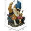 Figurine gnome en résine peinte à la main - Cadeau de maison et de bureau serein pour les amoureux de la nature