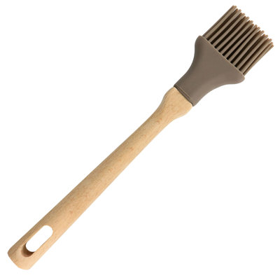 Martha Stewart Taupe Silicone Mini Brush