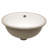 Myhomekeepers 13.4'' Ceramic Circular Bathroom Sink