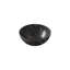 Lavabo de salle de bain en céramique 14 "avec motif de pierre, sans robinet, noir mat 14"