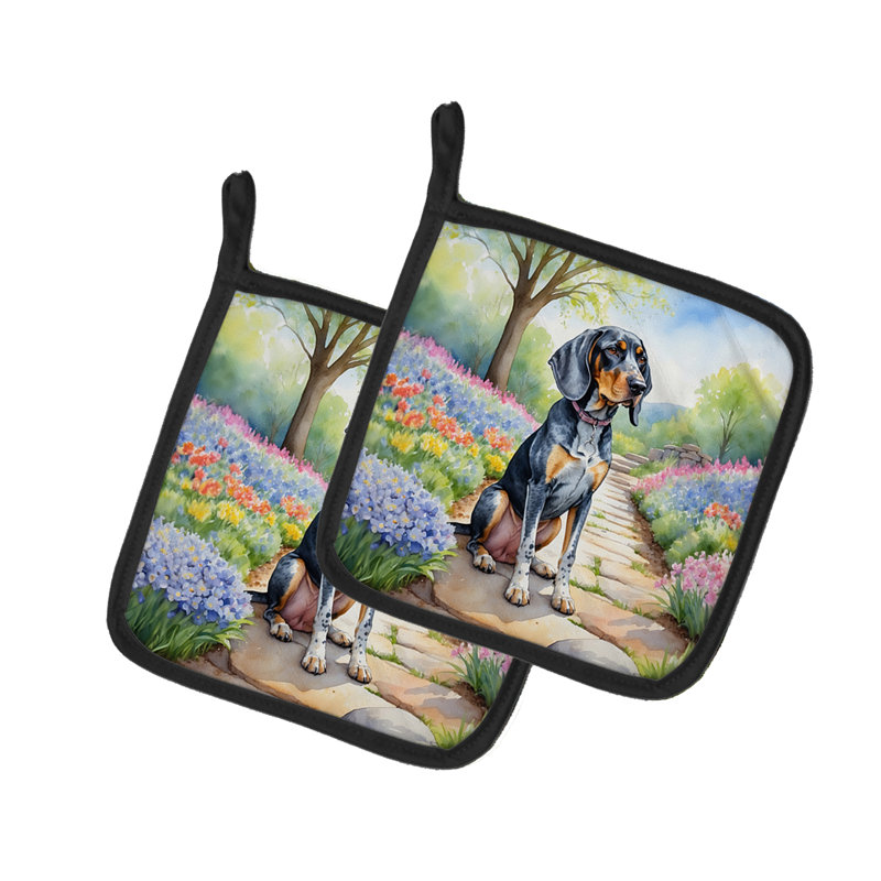 Caroline's Treasures Floral Polyester Potholder Set