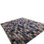 Scandinavian Rug In Gray, Blue, Black Geometric Pattern By Rug & Kilim-1758118542