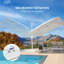 Parasol carré en polyester 10 'x 10'-373229230-397929493