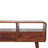 Solid Wood Triple Curved Chestnut Console Table