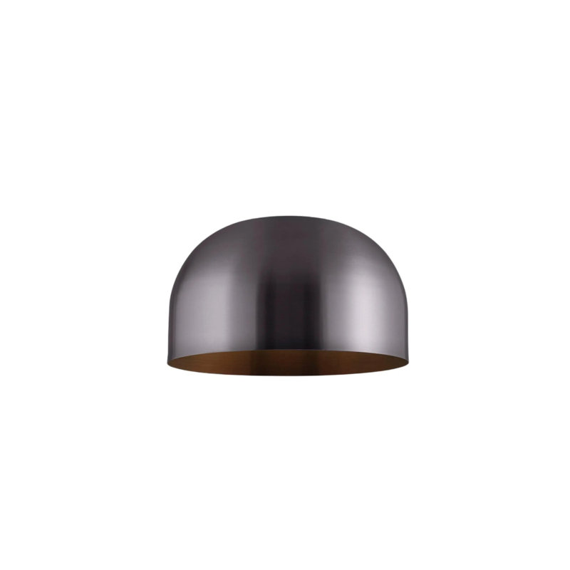 Abat-jour fourchu / grand, H 5,91 po x l 9,84 po x P 9,84 po, Métal industriel
