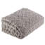 Couverture polaire sherpa pour canapé - 127 x 152 cm, réversible, motif torsadé jacquard, couverture en polaire sherpa pour lit, fauteuil ou canapé - Linge de lit chaud et confortable (Gris)-135637101