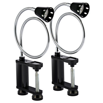 LED Concepts 2 Pack 360 Degree Flexible Gooseneck BBQ Grill LED Lights with Magnetic Base - Weather Resistant