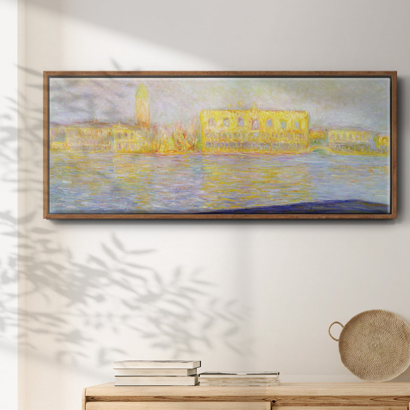 Monet - Toile encadrée 525MONETWC, Noyer, H 12 po x l 30 po