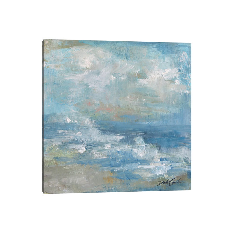 Reproduction d’art, "Water Murmurii" par Debi coules, H 12 po x l 12 po x P 1,5 po, Toile tendue, Pas de tapis