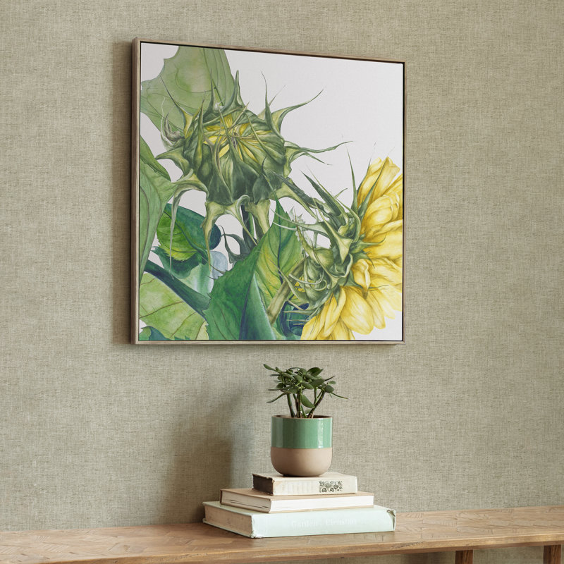 Easton Fern - Floater Frame Bold Art, 70cm H x 70cm W x 3.5cm D