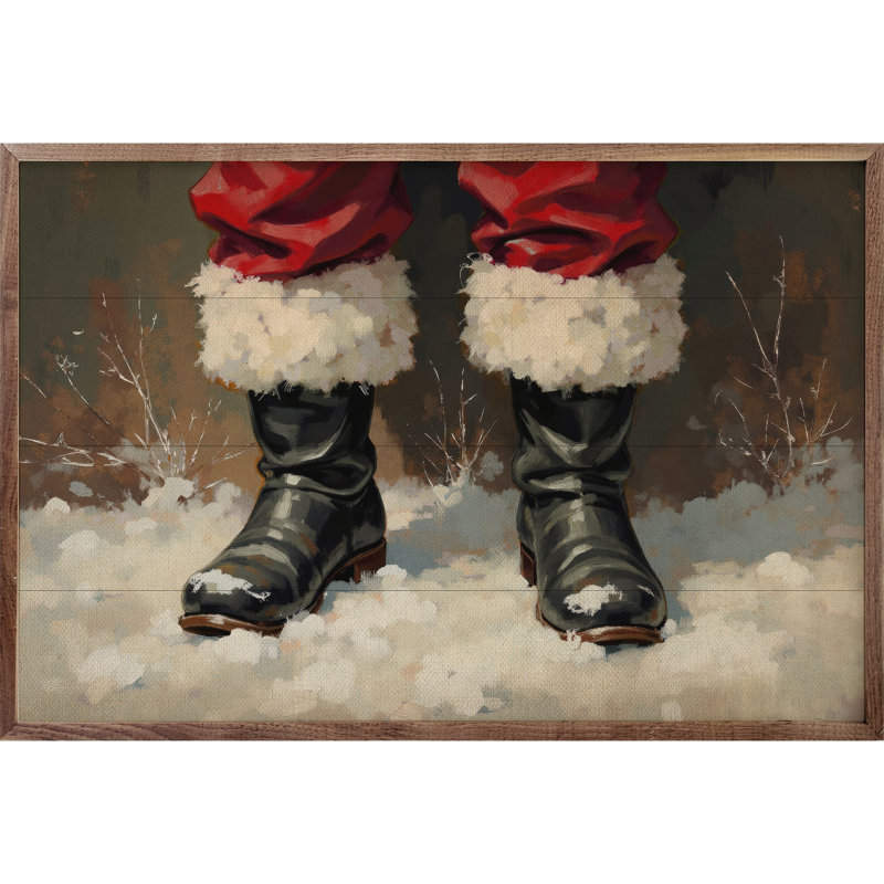 Santa's Boots, 16" H x 24" W