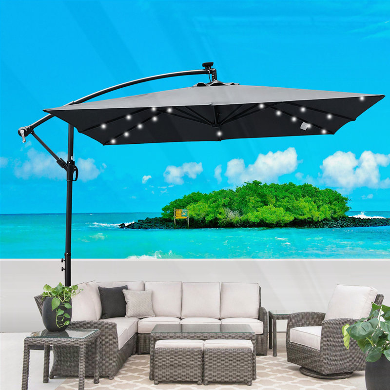 Parasol carré d'extérieur carré 2,5X2,5M